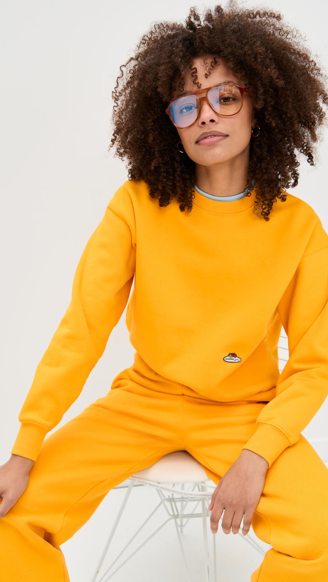 homme girls x fruit of the loom crewneck sweatshirt