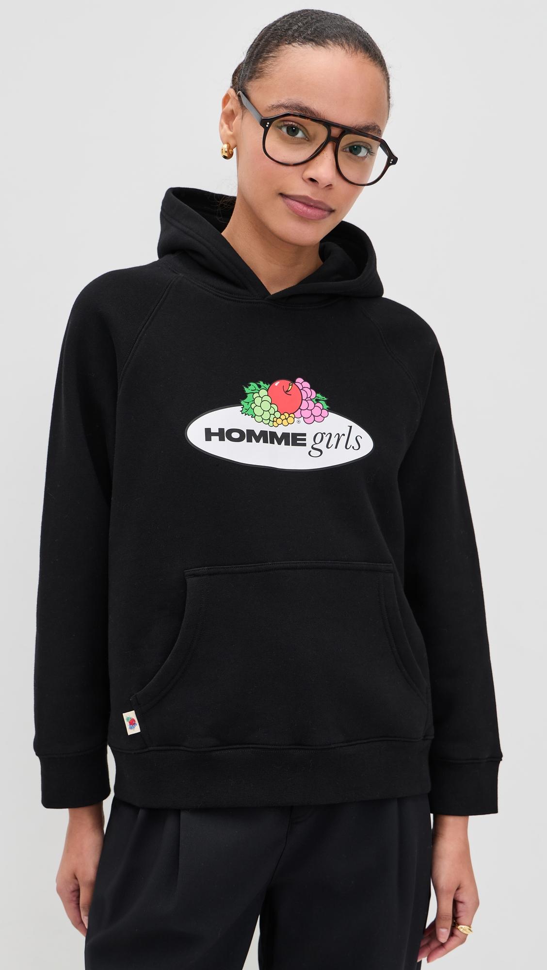 homme girls x fruit of the loom hoodie