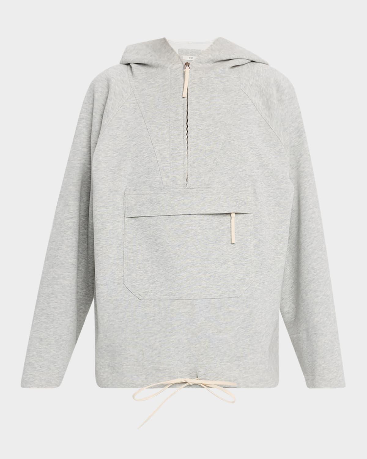 hooded workwear pullover