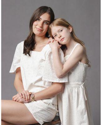 hope henry womens girls natural eyelet tops shorts dresses