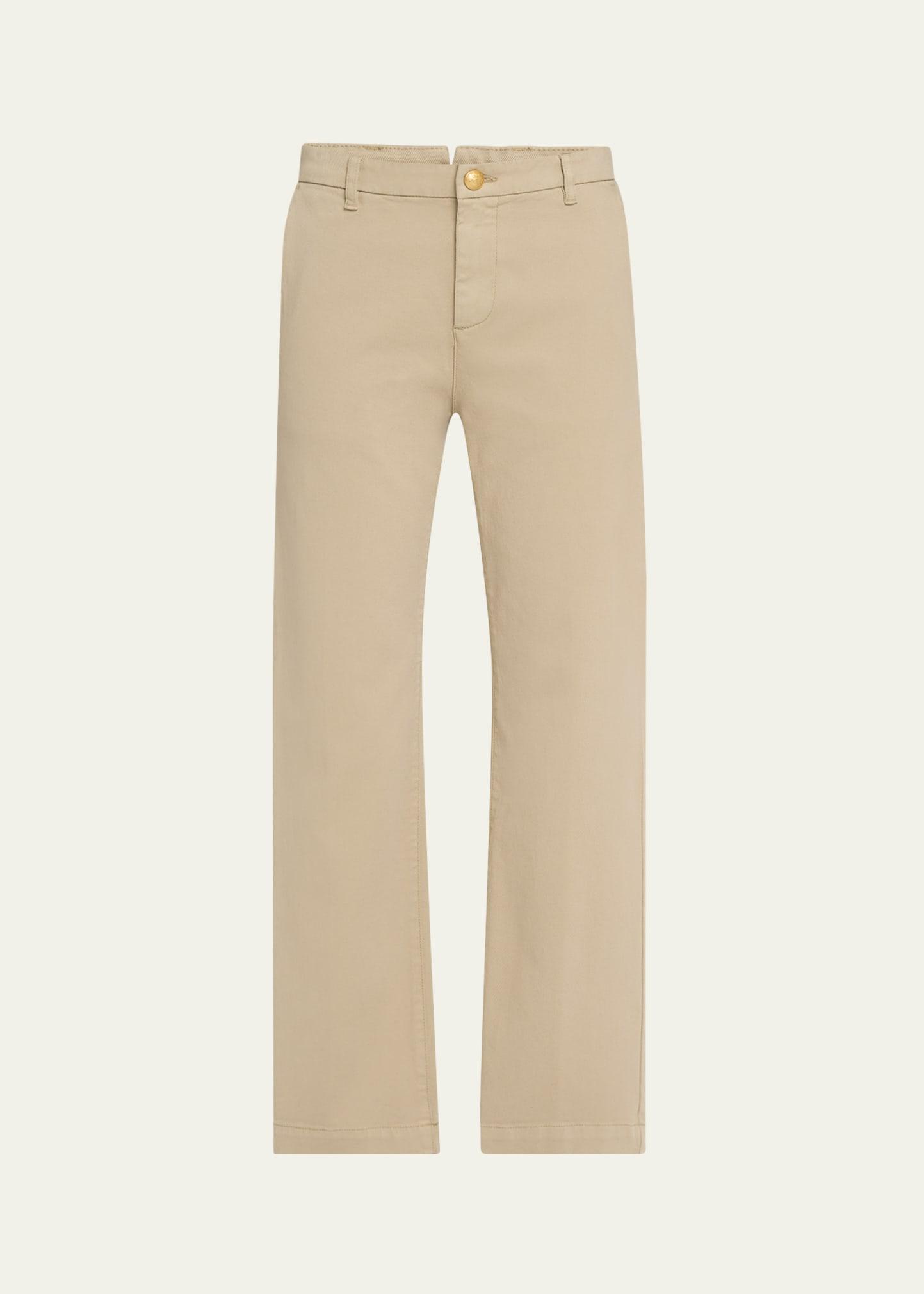 hope straight-leg stretch cotton pants