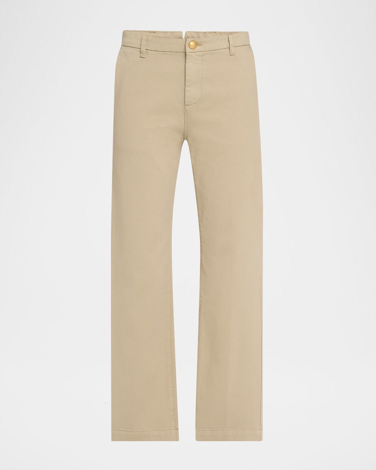 hope straight-leg stretch cotton pants