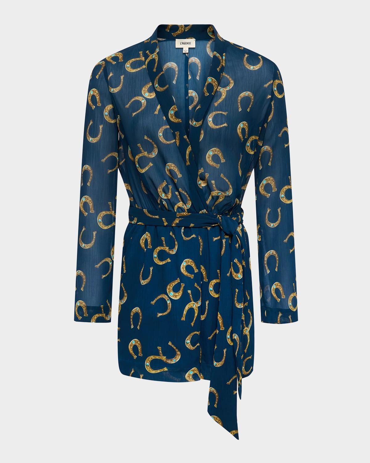 horseshoe arabell crinkle chiffon romper