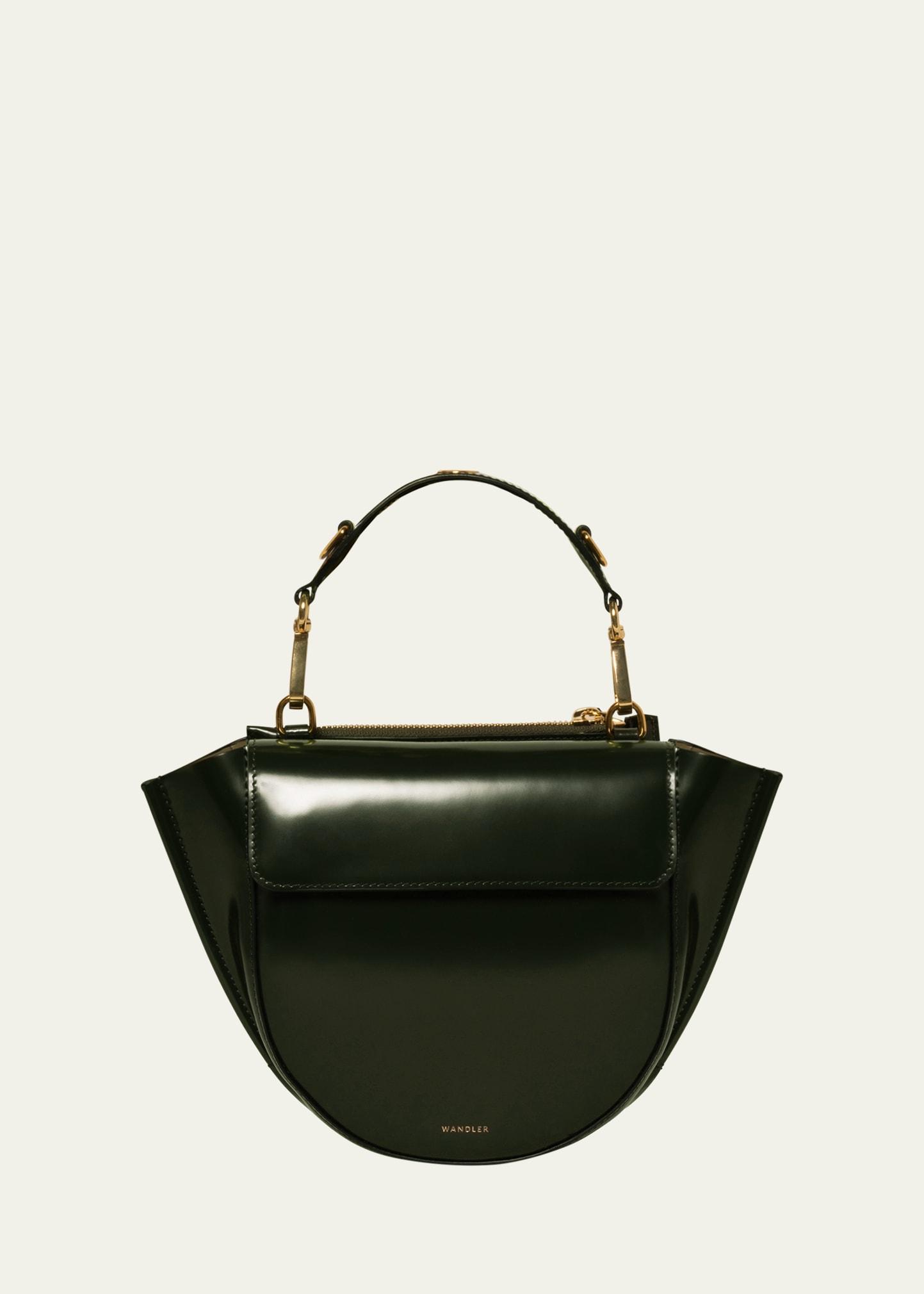 hortensia mini patent leather shoulder bag