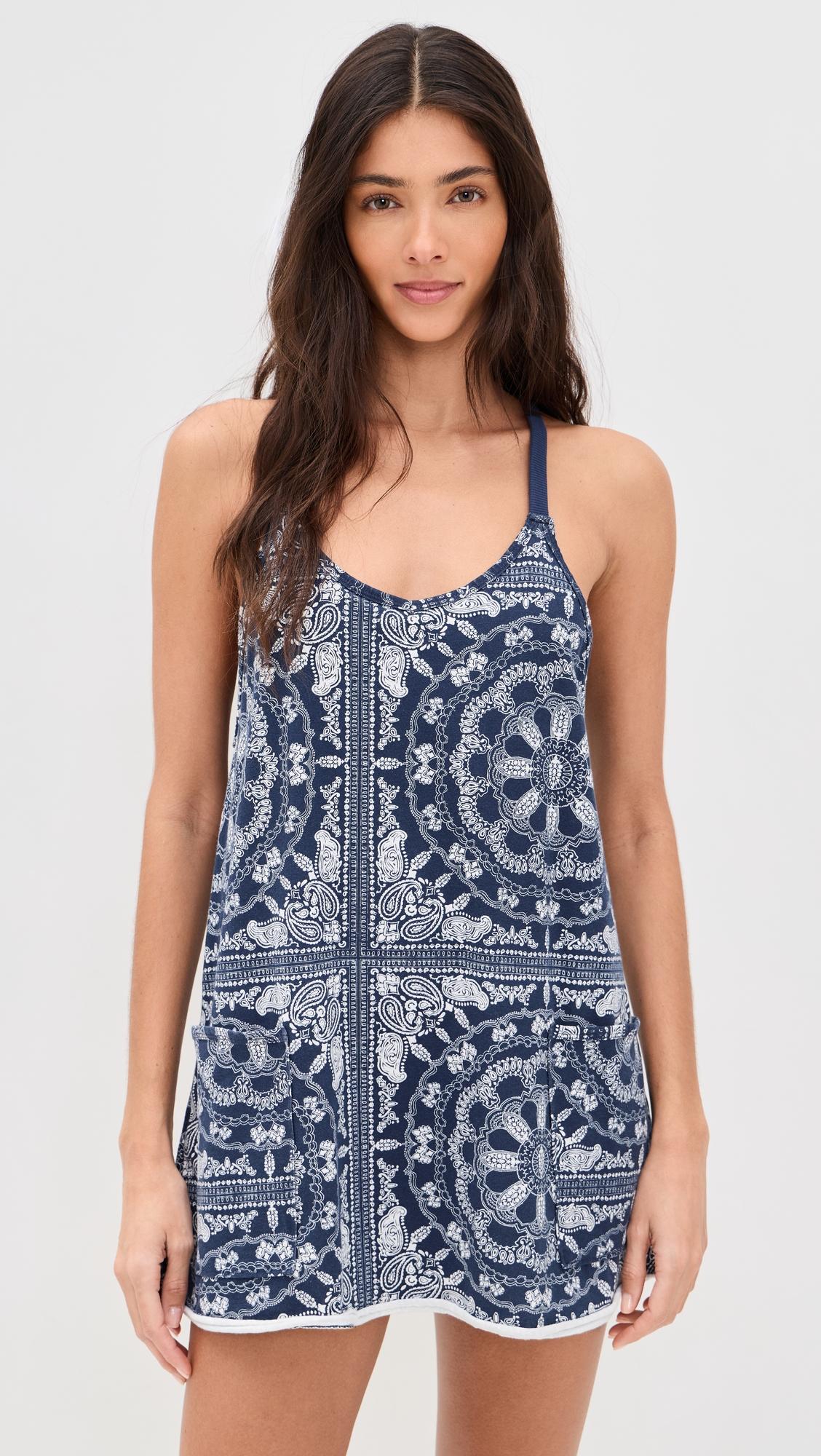 hot shot bandana print mini dress