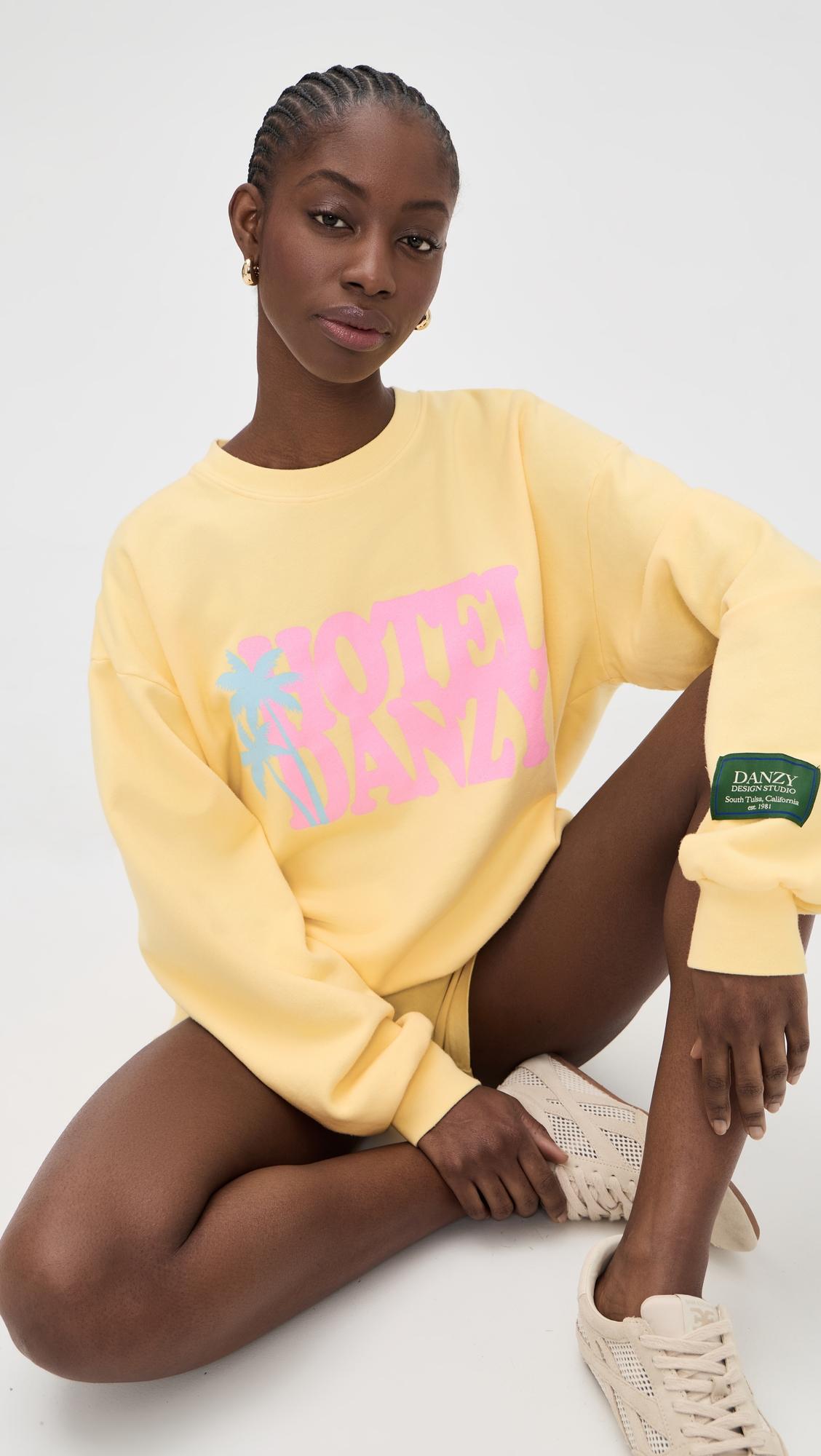 hotel danzy crew sweatshirt