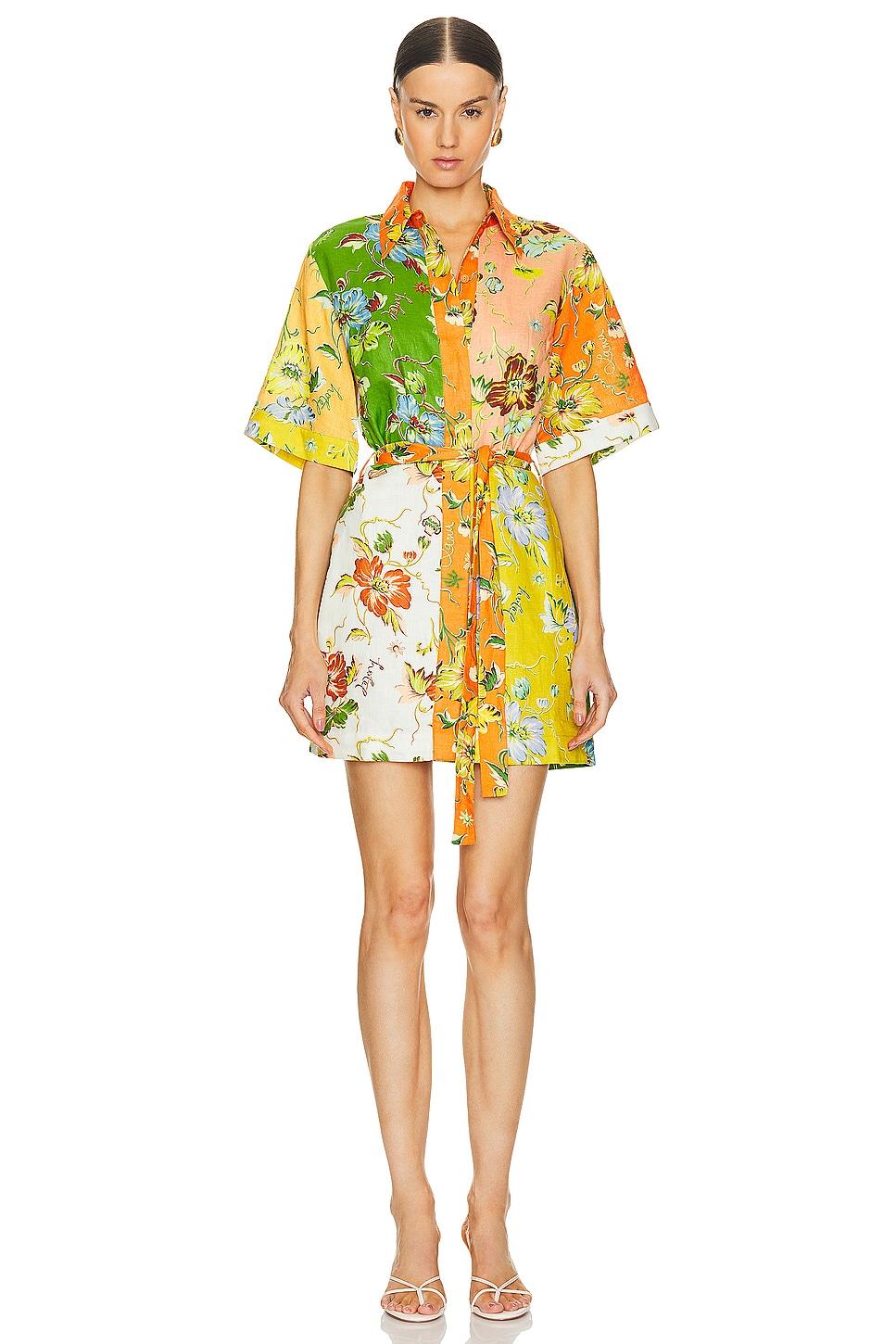 hotel lamu spliced mini dress