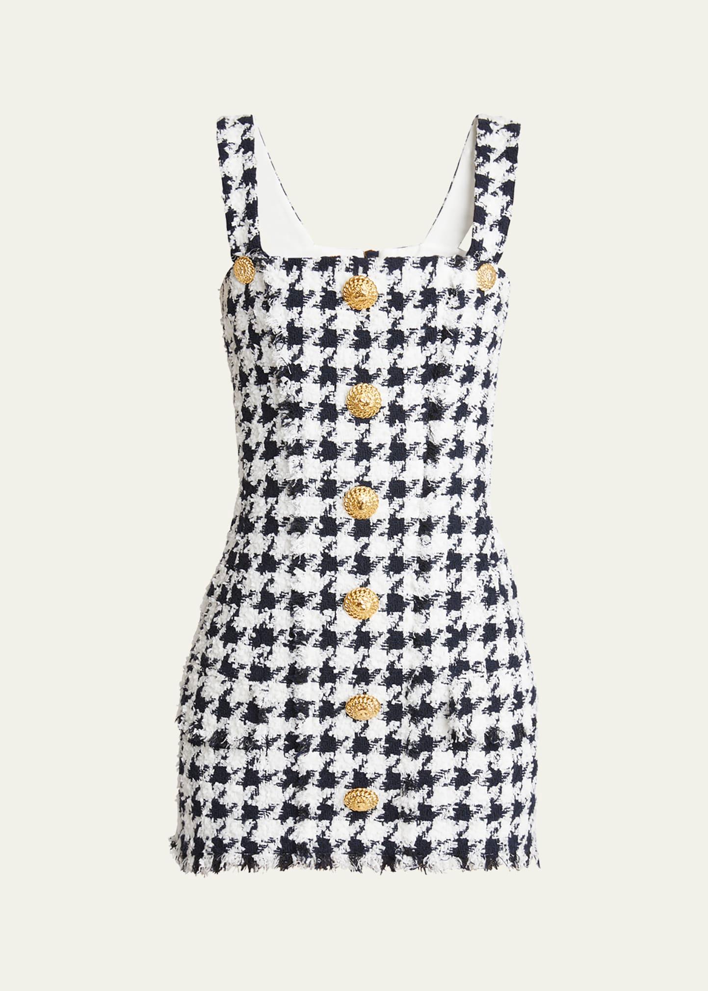 houndstooth mini dress