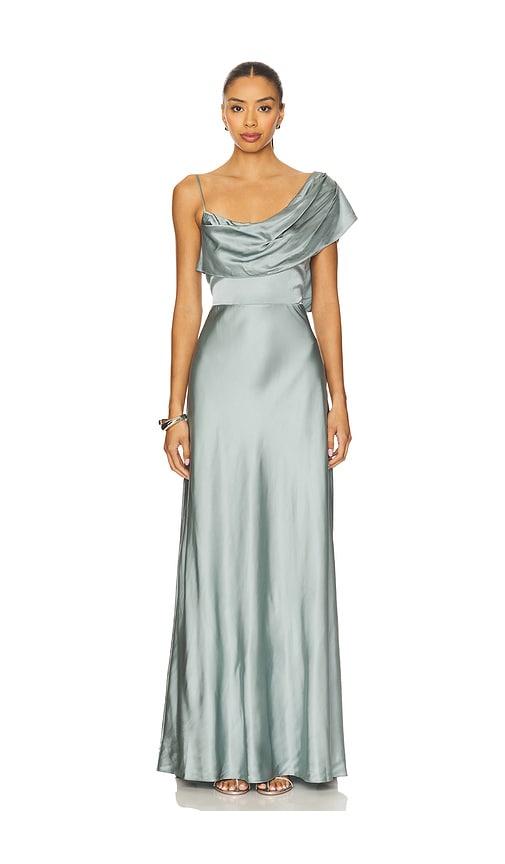 house of harlow 1960 x revolve antonia gown in green.