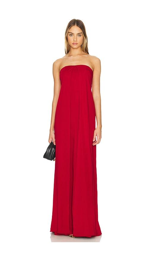 house of harlow 1960 x revolve arlo maxi dress in red.
