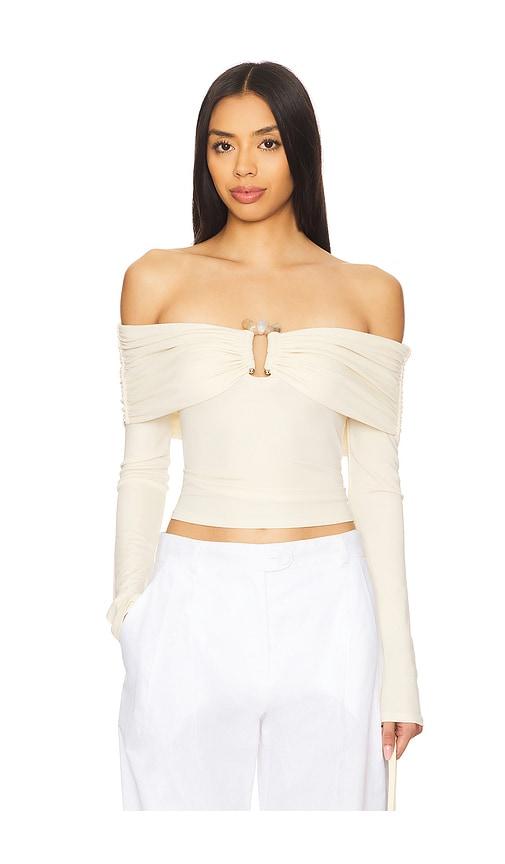 house of harlow 1960 x revolve bentley top in beige.