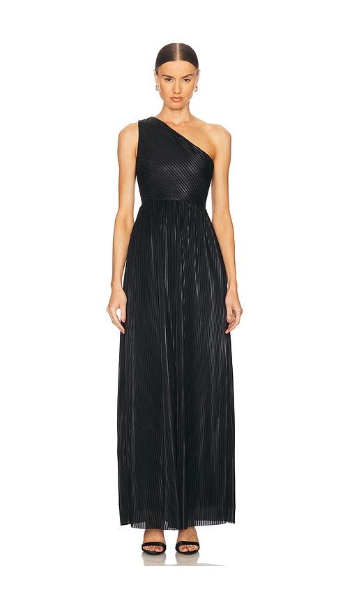 house of harlow 1960 x revolve claire pleated gown in black.