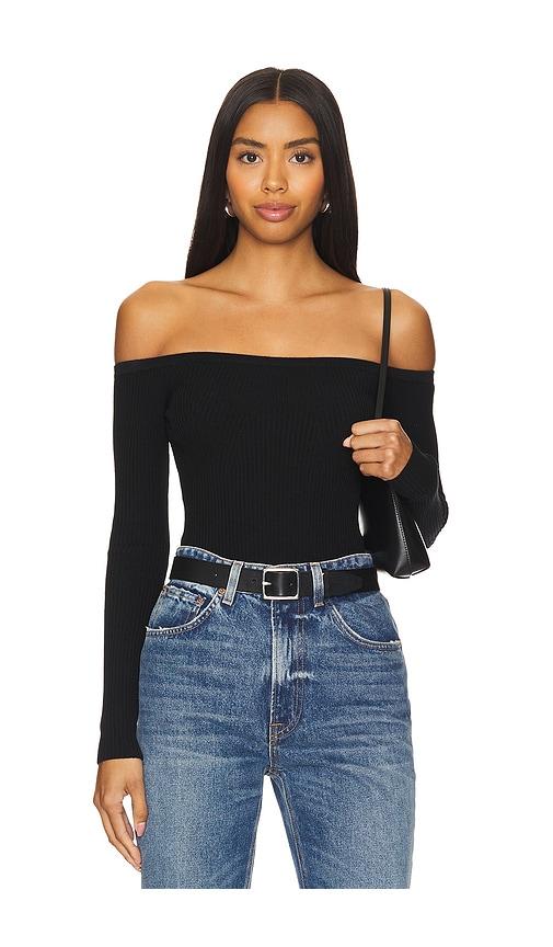 house of harlow 1960 x revolve colette bodysuit in black.