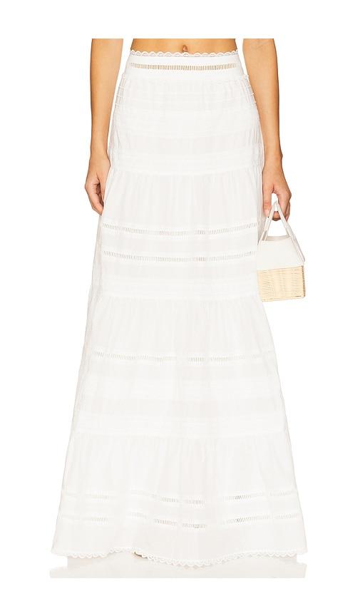 house of harlow 1960 x revolve felicity maxi skirt in white.