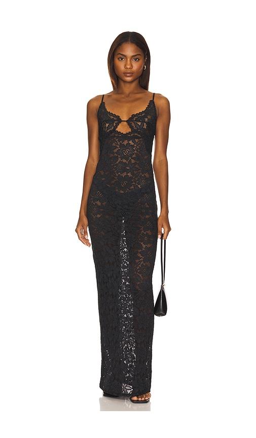 house of harlow 1960 x revolve jackie gown in black.