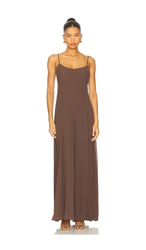 house of harlow 1960 x revolve joyce maxi dress in chocolate.