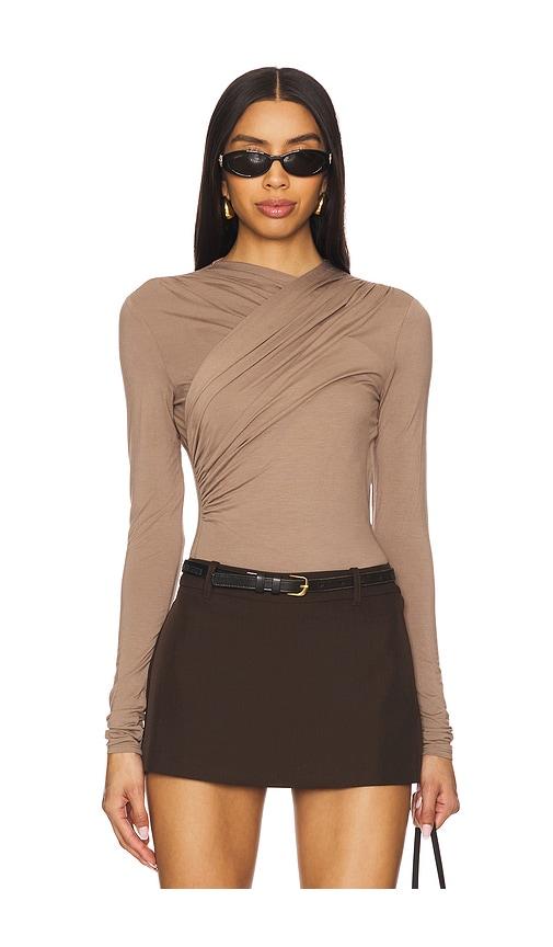 house of harlow 1960 x revolve mavis top in brown.