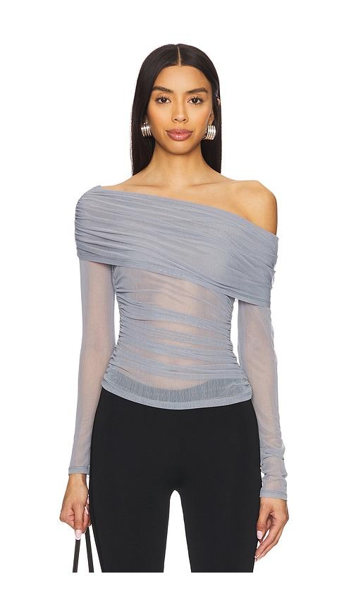 house of harlow 1960 x revolve odella top in blue.
