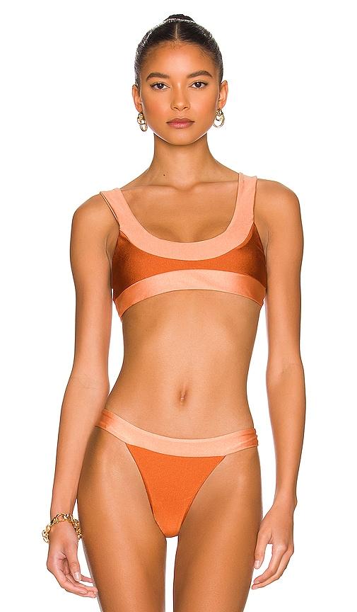 house of harlow 1960 x revolve rosa top in orange.