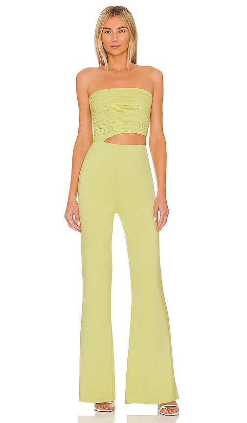 house of harlow 1960 x revolve sosa jumpsuit in green.