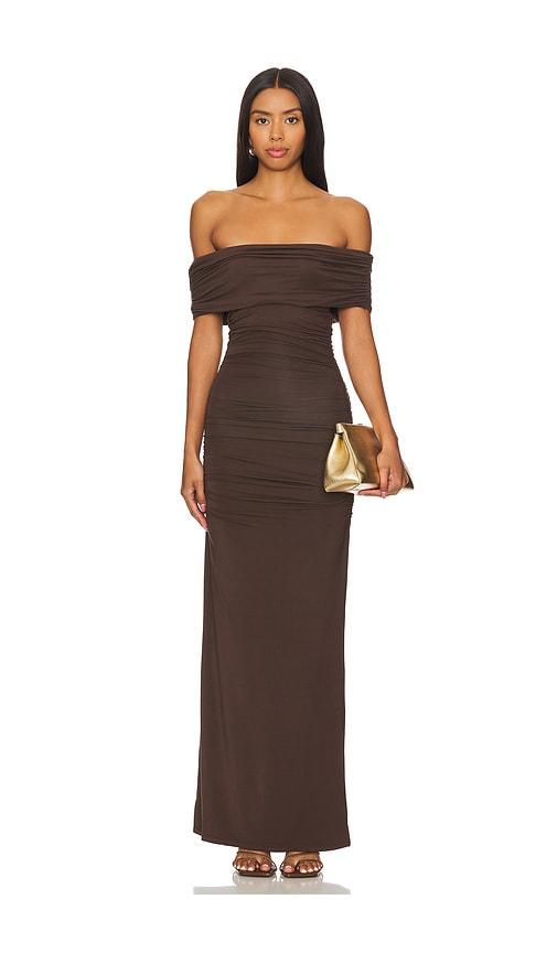 house of harlow 1960 x revolve whittney maxi dress in brown.