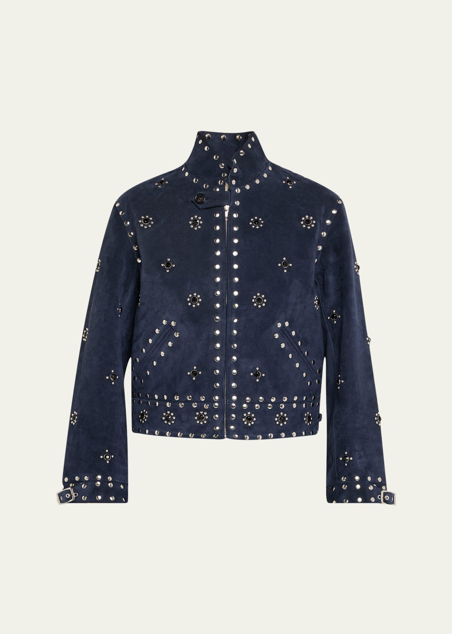 howard studded suede jacket