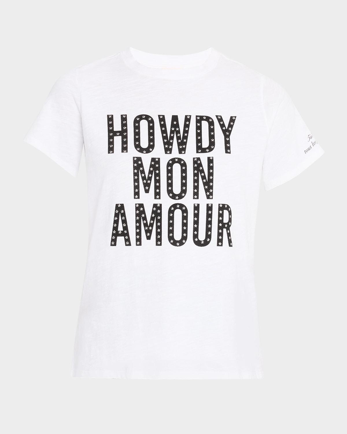 howdy mon amour embellished tee