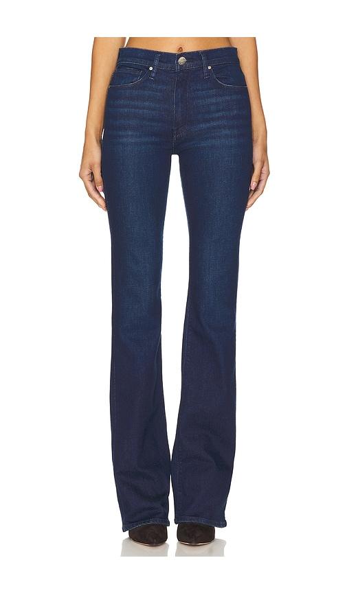 hudson jeans barbara high rise bootcut in denim-dark.