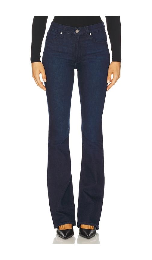 hudson jeans barbara high rise bootcut jeans in blue.