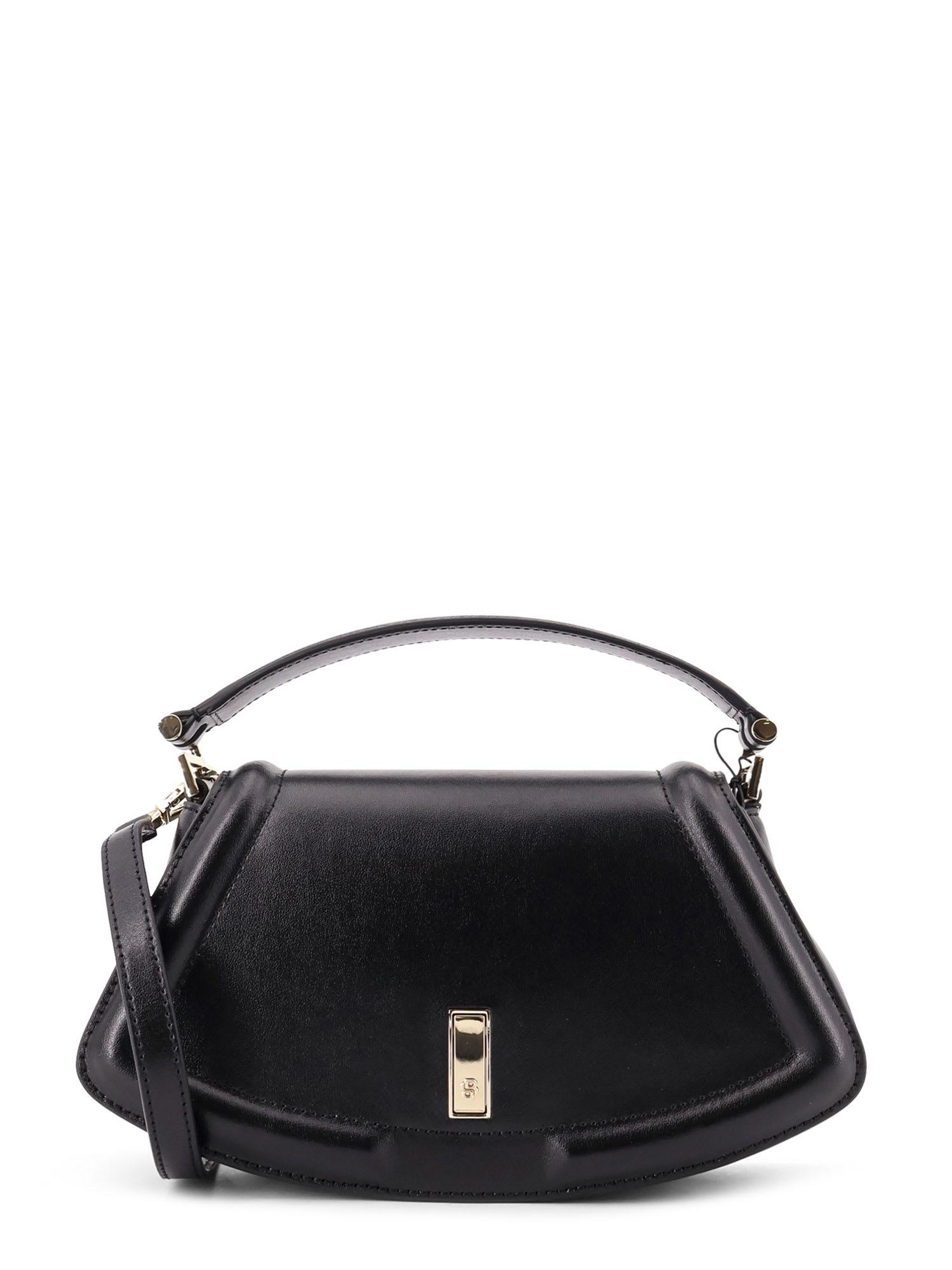 hugo boss ariell leather shoulder bag