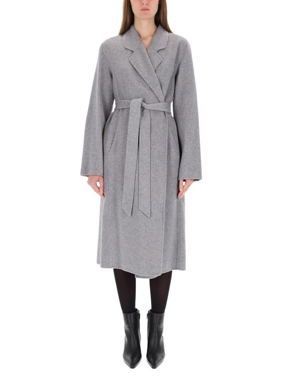 hugo boss belted coat