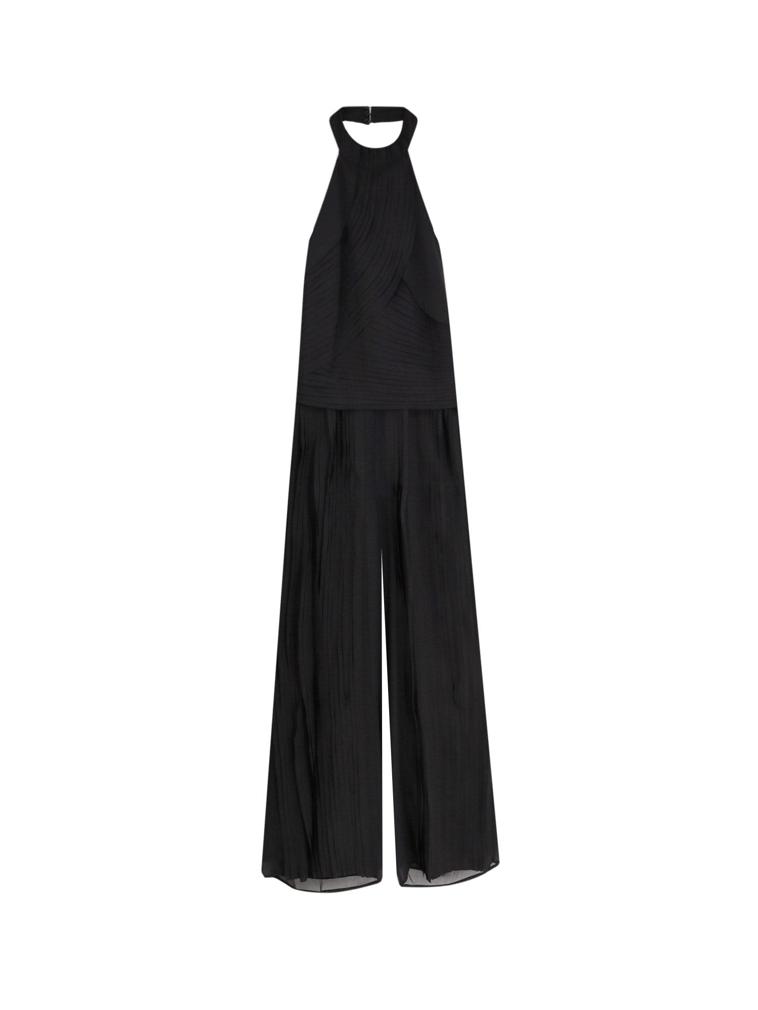 hugo boss dellana pleated jumpsuit