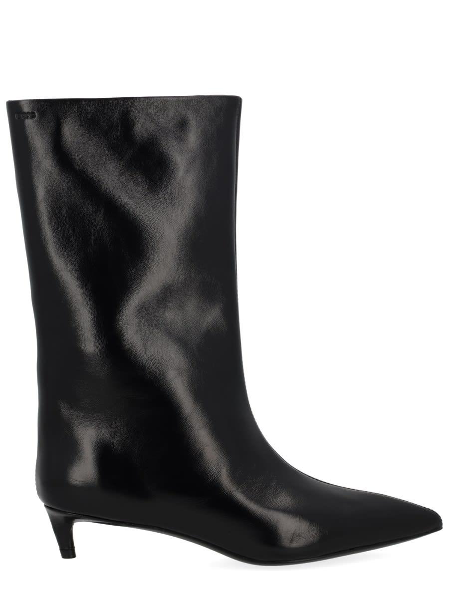 hugo boss heeled boots