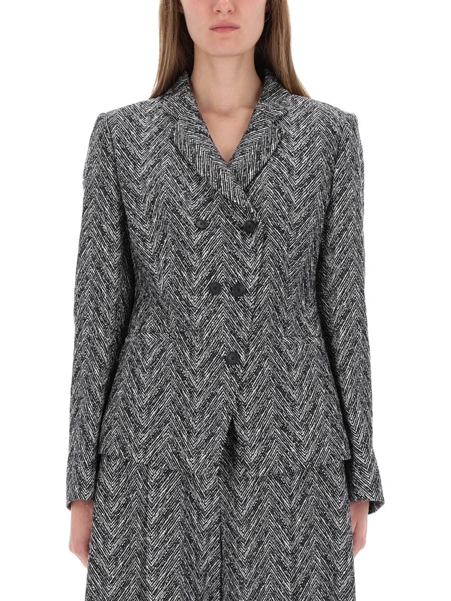 hugo boss herringbone tweed blazer