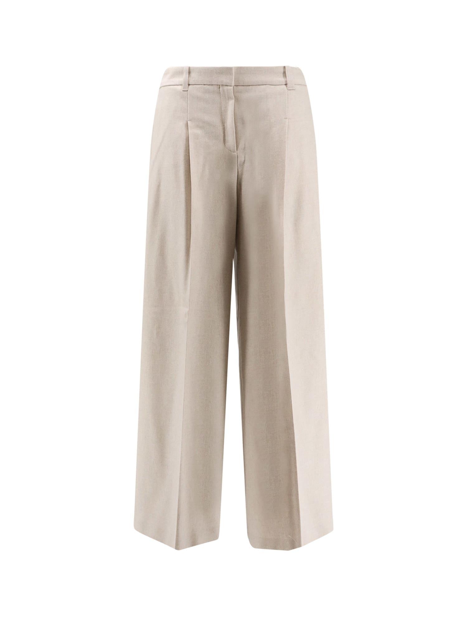 hugo boss tiana recycled wool blend trousers