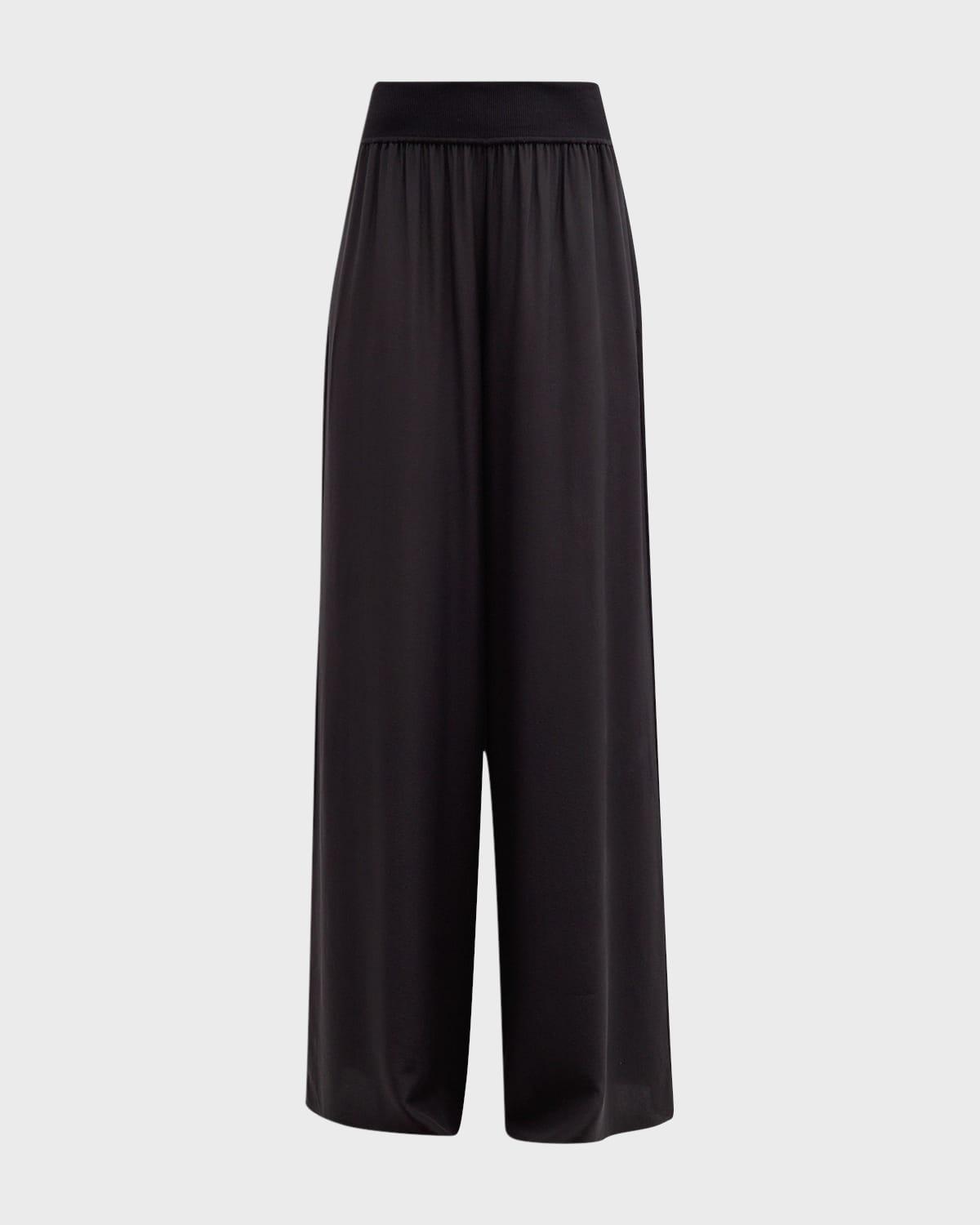 hulin high-rise wide-leg pants