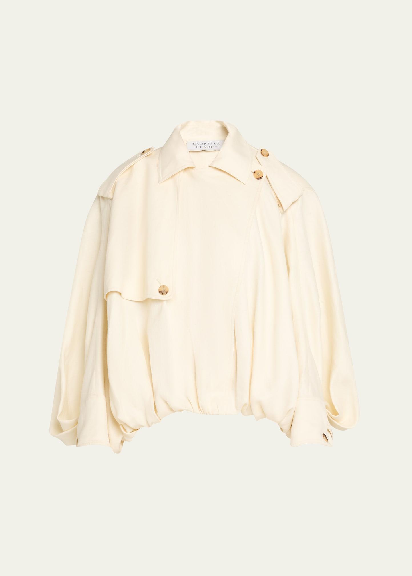 hunt balloon trench jacket