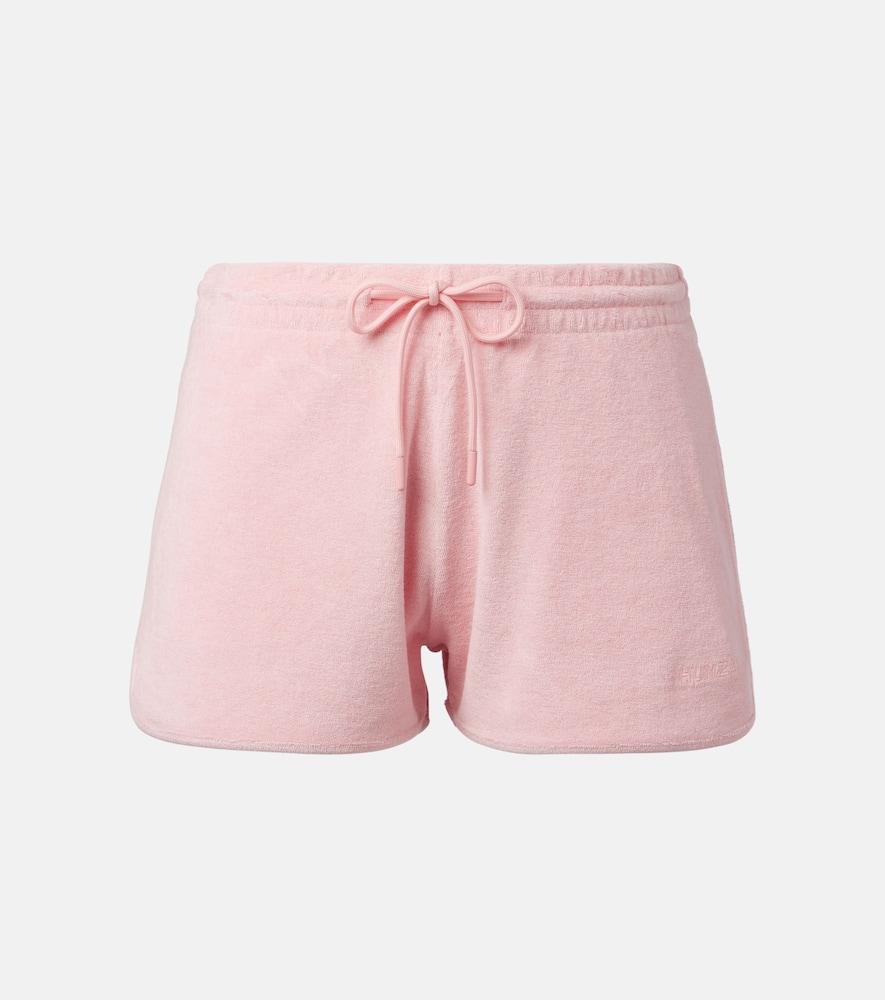hunza g cotton terry shorts