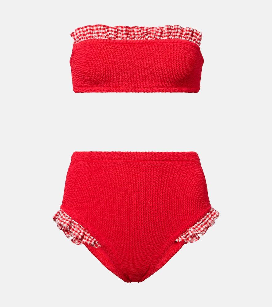 hunza g peggy gingham bikini