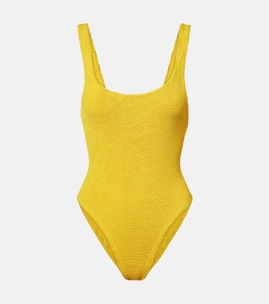 hunza g square neck swimsuit