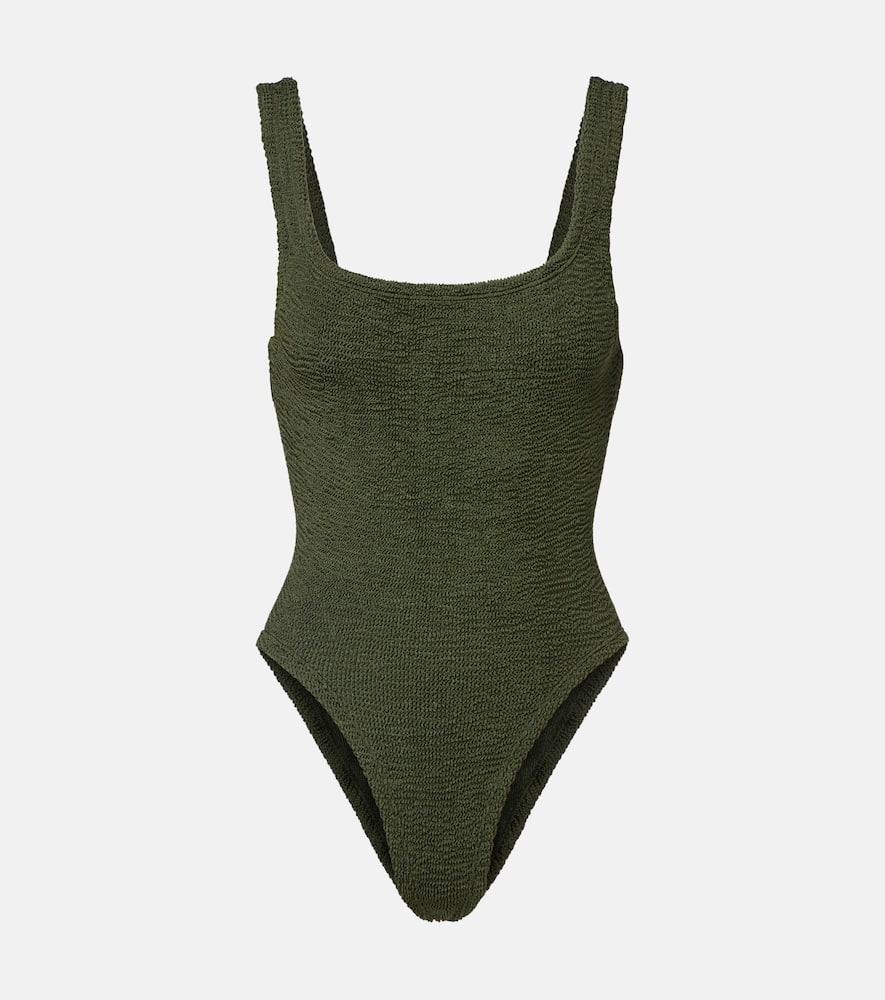 hunza g square neck swimsuit