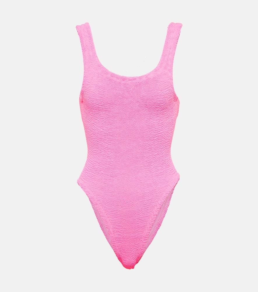 hunza g square neck swimsuit