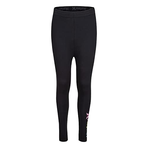 hurley girls leggings, black/multi, large us