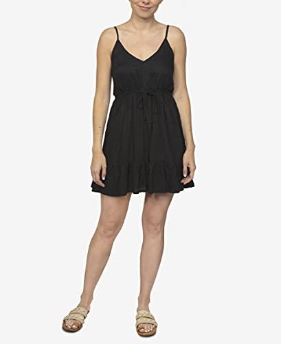 hurley womes brit tank dress - black | large