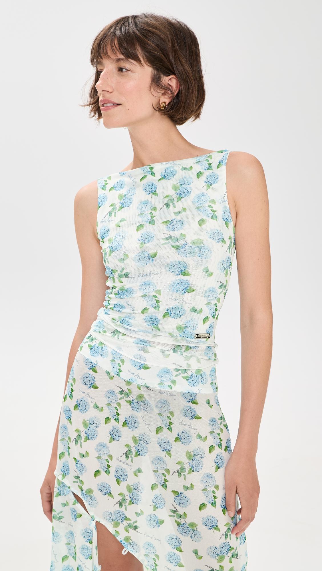 hydrangea double layer mesh top