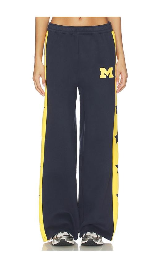 hype and vice university of michigan all-star stride pants in navy.