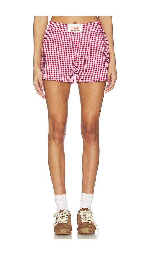 hype and vice university of southern california gameday shorts in red.