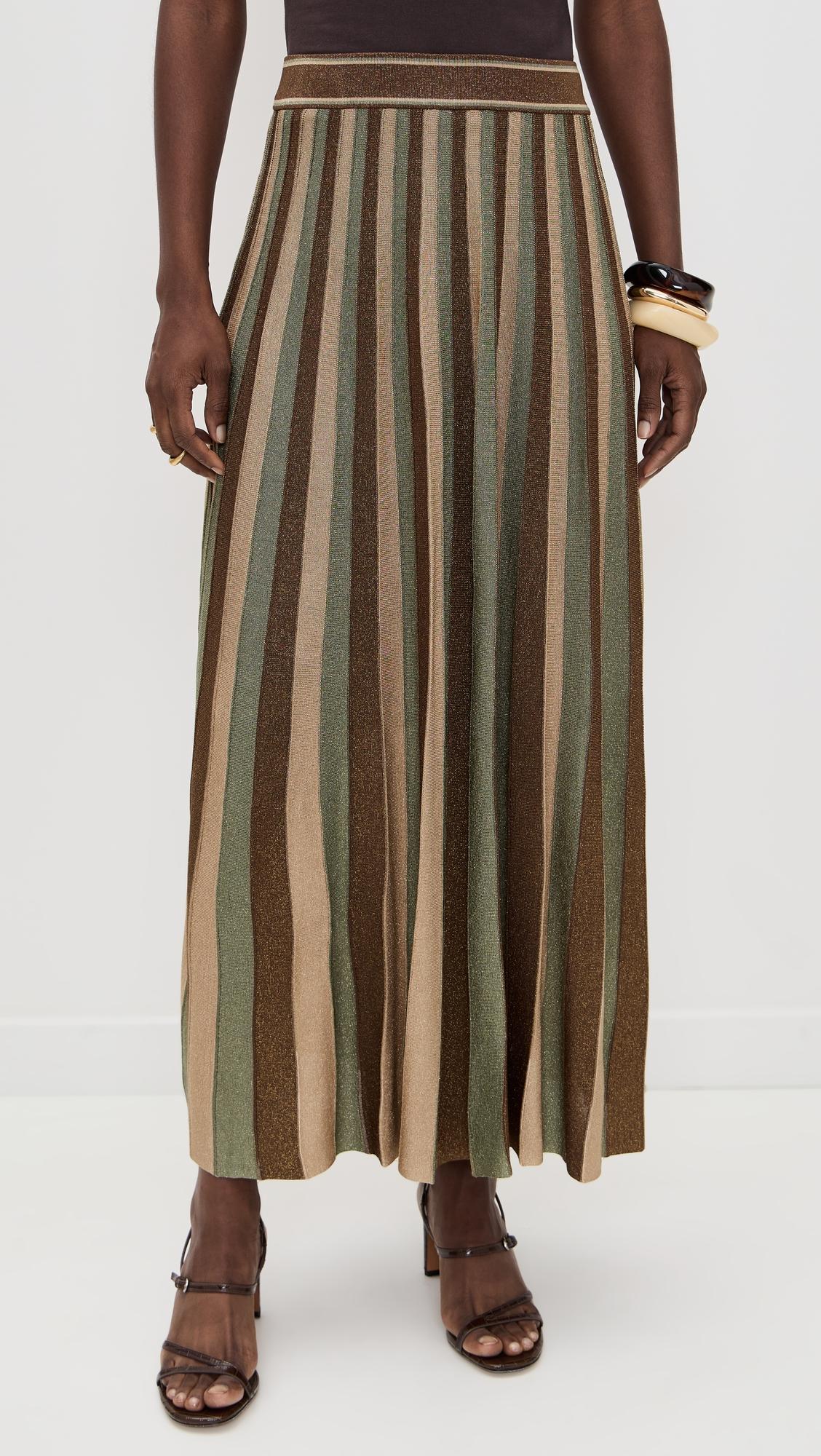 hypnotic midi skirt