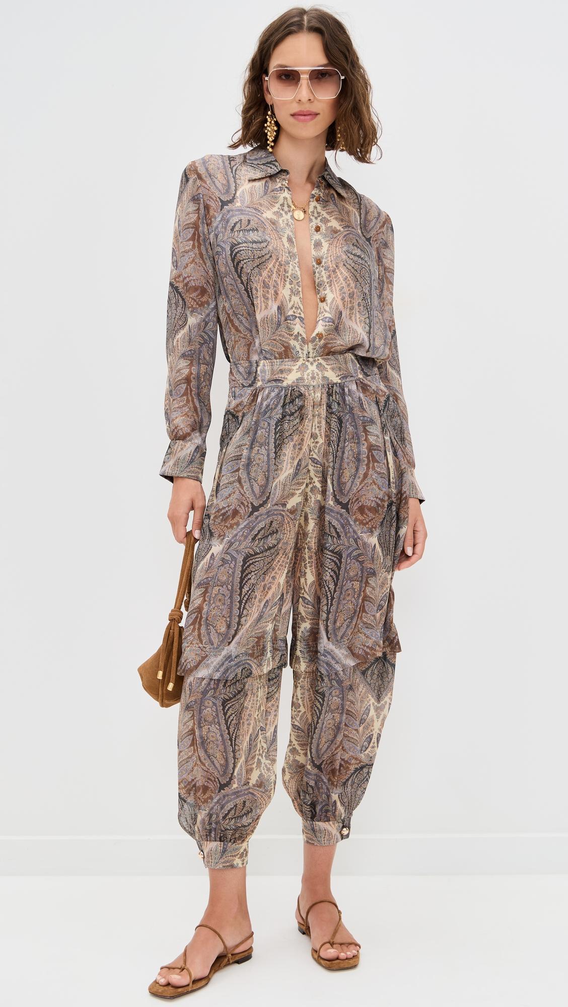 hypnotic silk harem pants