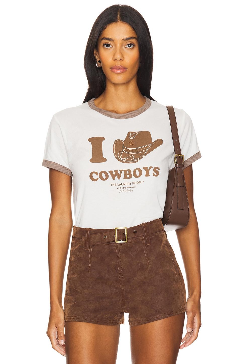 i heart cowboys perfect ringer tee